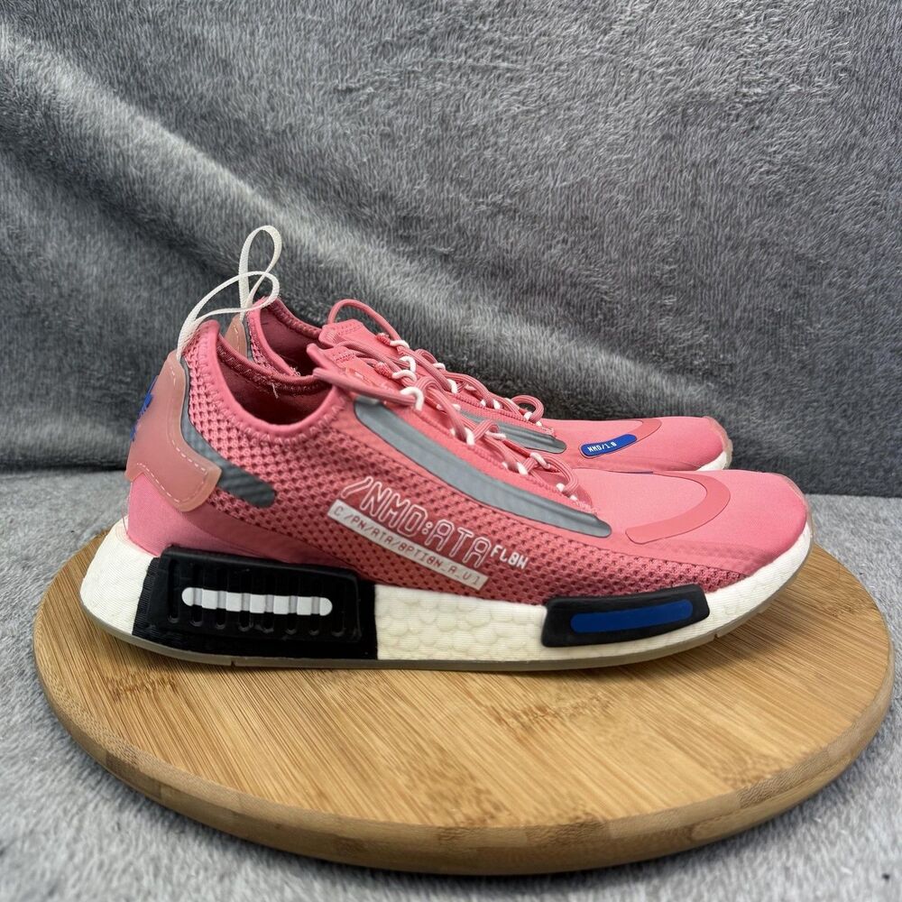 Adidas NMD R1 Spectoo Shoes Womens Size 8 Pink Mesh Running Sneakers FZ3208